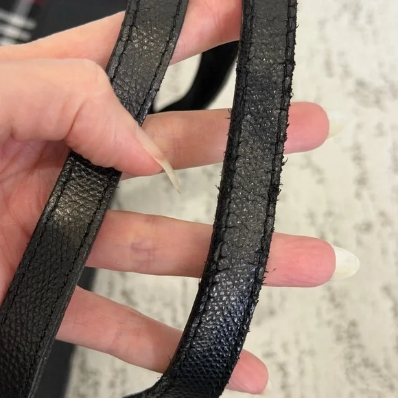 Burberry London Black and Red Plaid Tote Bag EUC - Picture 3 of 10